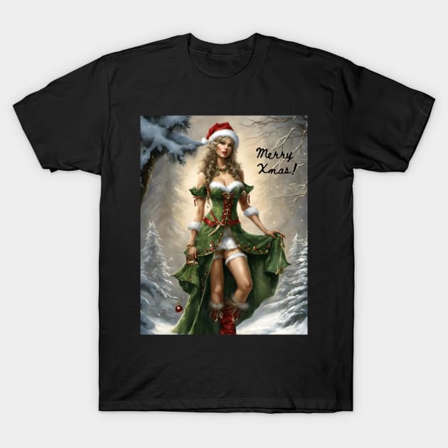 Merry Xmas T-Shirt by FineArtworld7